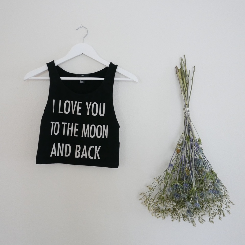 To The Moon Crop Top